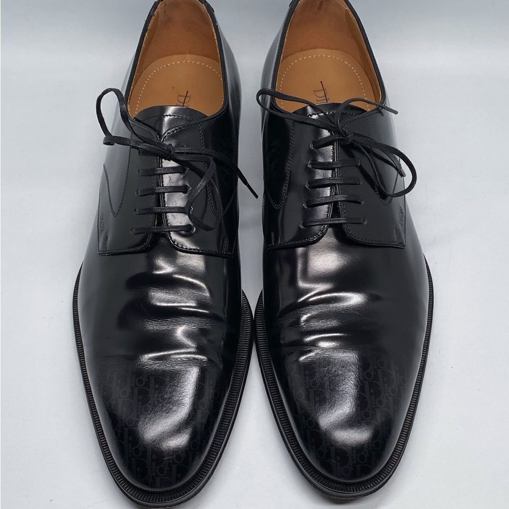 Dior Timeless Derby Shoe with Gray and Black Dior Oblique Gradient size 42 - Picture 4 of 16
